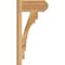 Ekena Millwork Merced Craftsman Rough Sawn Outlooker, Western Red Cedar, 6"W x 12"D x 24"H OUT06X12X24MRC04RWR - alternate 2